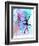 Two Dancing Ballerinas Watercolor 2-Irina March-Framed Art Print