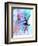 Two Dancing Ballerinas Watercolor 2-Irina March-Framed Art Print