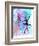 Two Dancing Ballerinas Watercolor 2-Irina March-Framed Premium Giclee Print