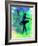 Two Dancing Ballerinas Watercolor 3-Irina March-Framed Art Print