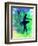 Two Dancing Ballerinas Watercolor 3-Irina March-Framed Art Print