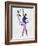 Two Dancing Ballerinas Watercolor 4-Irina March-Framed Art Print