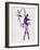 Two Dancing Ballerinas Watercolor 4-Irina March-Framed Art Print