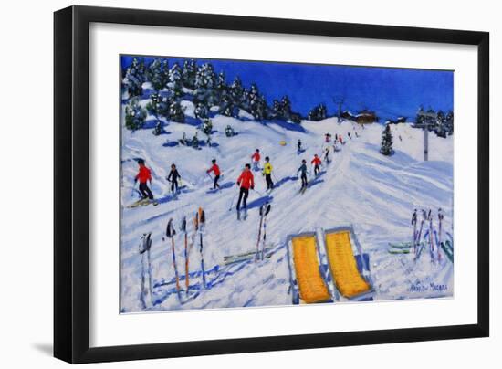 Two deckchairs, Val Gardena,Italy,2108-Andrew Macara-Framed Giclee Print