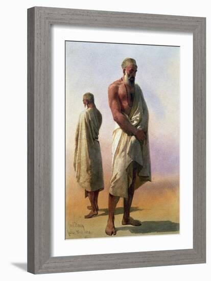 Two Dervishes, 1858-Carl Haag-Framed Giclee Print