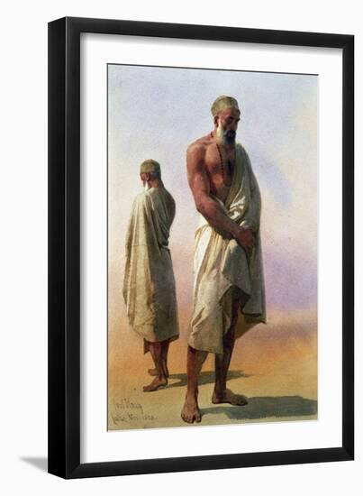 Two Dervishes, 1858-Carl Haag-Framed Giclee Print