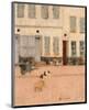 Two Dogs in a Deserted Street-Pierre Bonnard-Mounted Premium Giclee Print