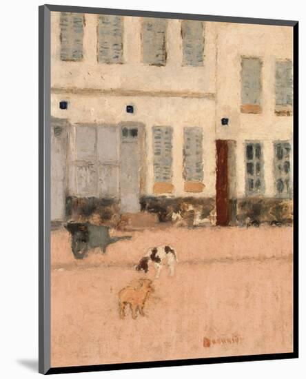 Two Dogs in a Deserted Street-Pierre Bonnard-Mounted Premium Giclee Print