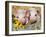 Two Domestic Piglets, Mixed-Breed-Lynn M. Stone-Framed Photographic Print