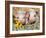 Two Domestic Piglets, Mixed-Breed-Lynn M. Stone-Framed Photographic Print