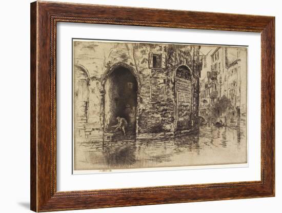 Two Doorways from The Second Venice Set, 1879-1880-James Abbott McNeill Whistler-Framed Giclee Print