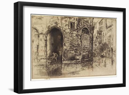 Two Doorways from The Second Venice Set, 1879-1880-James Abbott McNeill Whistler-Framed Giclee Print