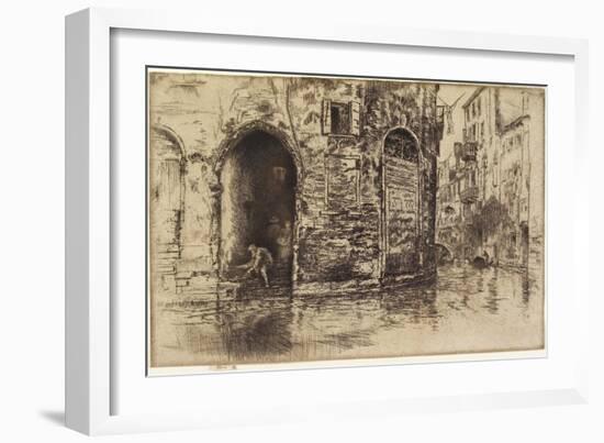 Two Doorways from The Second Venice Set, 1879-1880-James Abbott McNeill Whistler-Framed Giclee Print