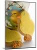 Two Easter Biscuits (Yellow Chicks)-null-Mounted Photographic Print