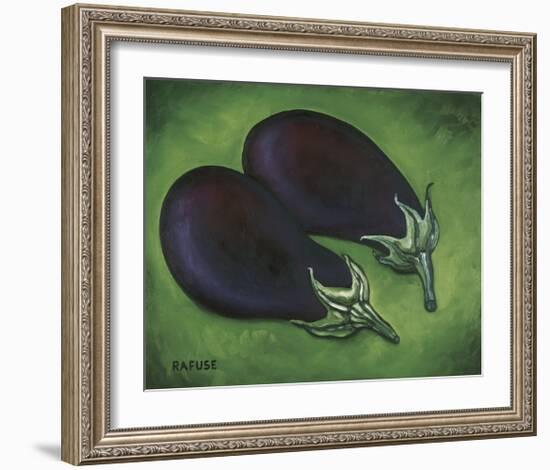 Two Eggplants-Will Rafuse-Framed Giclee Print