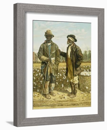 Two Elderly Cotton Pickers, 1888-William Aiken Walker-Framed Giclee Print