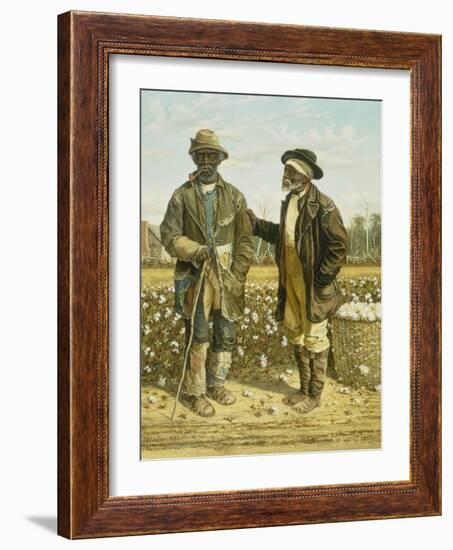 Two Elderly Cotton Pickers, 1888-William Aiken Walker-Framed Giclee Print