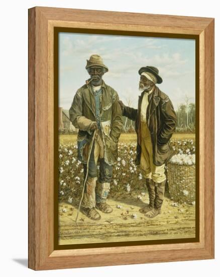 Two Elderly Cotton Pickers, 1888-William Aiken Walker-Framed Premier Image Canvas