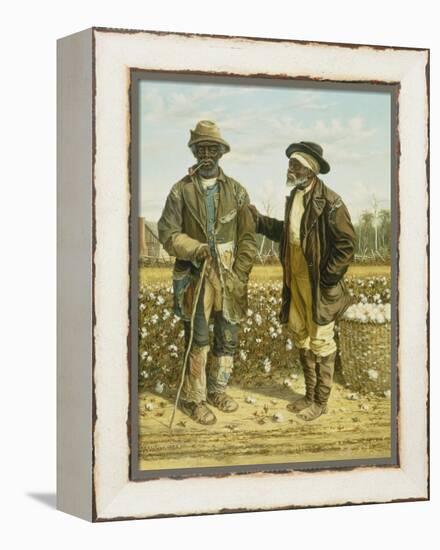 Two Elderly Cotton Pickers, 1888-William Aiken Walker-Framed Premier Image Canvas