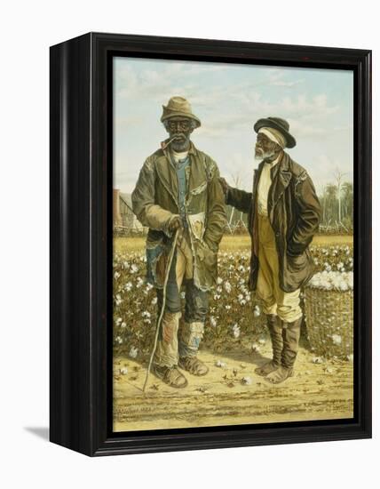 Two Elderly Cotton Pickers, 1888-William Aiken Walker-Framed Premier Image Canvas