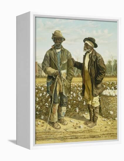 Two Elderly Cotton Pickers, 1888-William Aiken Walker-Framed Premier Image Canvas