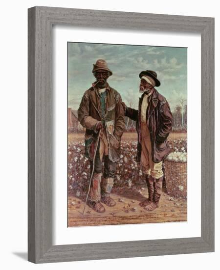 Two Elderly Cotton Pickers, 1888-William Aiken Walker-Framed Giclee Print