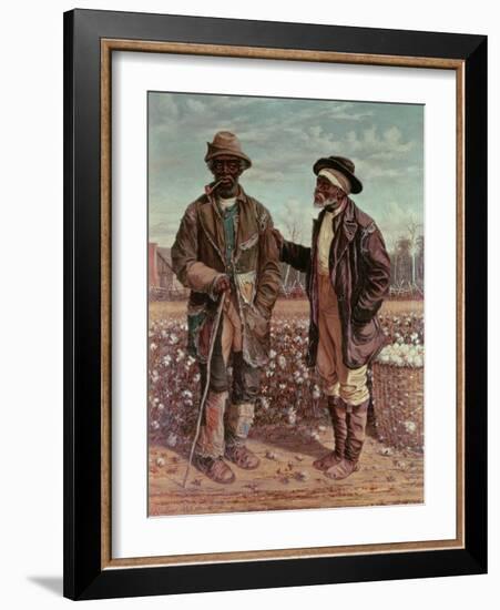 Two Elderly Cotton Pickers, 1888-William Aiken Walker-Framed Giclee Print