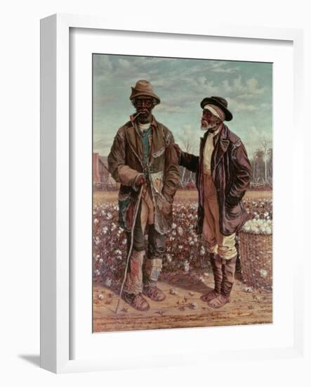 Two Elderly Cotton Pickers, 1888-William Aiken Walker-Framed Giclee Print