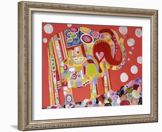 Two Elephants-Wyanne-Framed Giclee Print