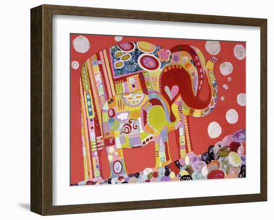 Two Elephants-Wyanne-Framed Giclee Print