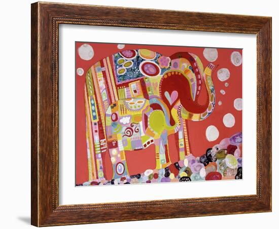 Two Elephants-Wyanne-Framed Giclee Print