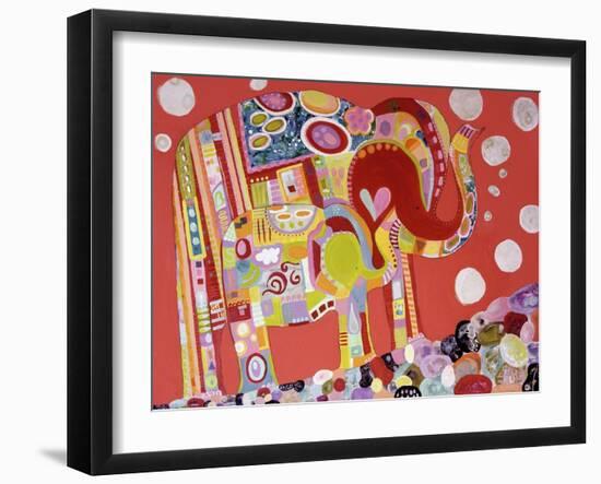 Two Elephants-Wyanne-Framed Giclee Print