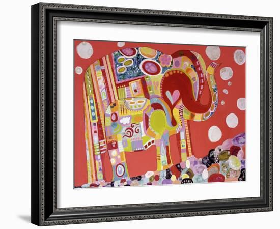 Two Elephants-Wyanne-Framed Giclee Print