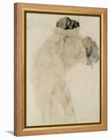 Two Embracing Figures-Auguste Rodin-Framed Premier Image Canvas