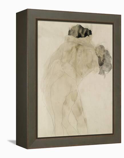 Two Embracing Figures-Auguste Rodin-Framed Premier Image Canvas