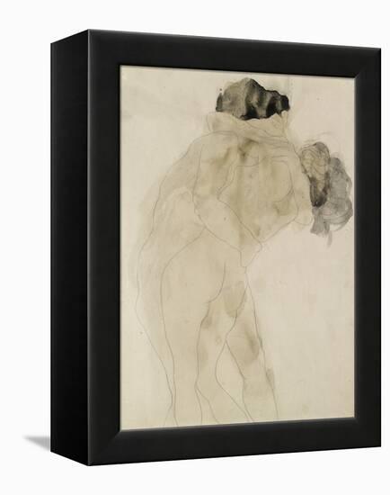 Two Embracing Figures-Auguste Rodin-Framed Premier Image Canvas