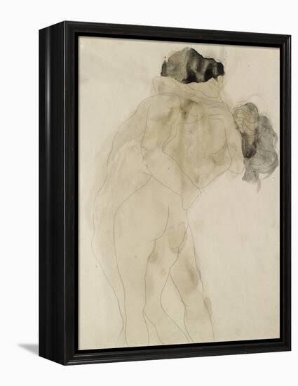 Two Embracing Figures-Auguste Rodin-Framed Premier Image Canvas