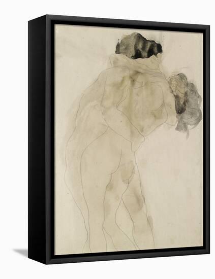 Two Embracing Figures-Auguste Rodin-Framed Premier Image Canvas