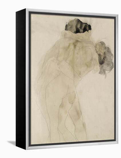 Two Embracing Figures-Auguste Rodin-Framed Premier Image Canvas