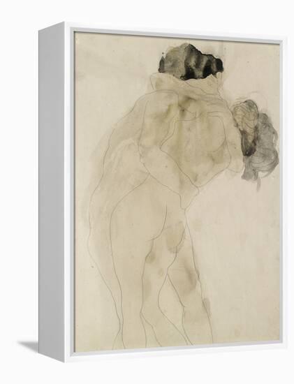 Two Embracing Figures-Auguste Rodin-Framed Premier Image Canvas
