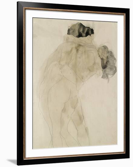 Two Embracing Figures-Auguste Rodin-Framed Premium Giclee Print