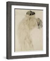 Two Embracing Figures-Auguste Rodin-Framed Giclee Print