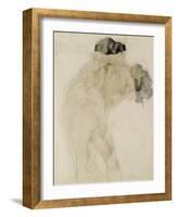 Two Embracing Figures-Auguste Rodin-Framed Giclee Print