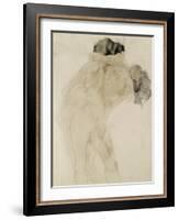 Two Embracing Figures-Auguste Rodin-Framed Giclee Print