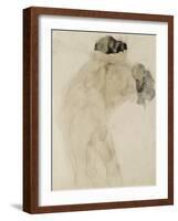 Two Embracing Figures-Auguste Rodin-Framed Giclee Print