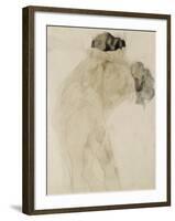 Two Embracing Figures-Auguste Rodin-Framed Giclee Print