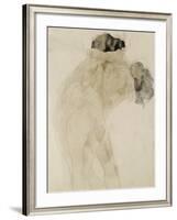 Two Embracing Figures-Auguste Rodin-Framed Giclee Print