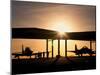 Two Embraer A-29 Super Tucano Aircraft Parked in the Hangar at Natal Air Force Base, Brazil-Stocktrek Images-Mounted Photographic Print