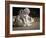 Two English Bulldog Puppies Play Fighting - 6 Weeks Old-Willee Cole-Framed Photographic Print