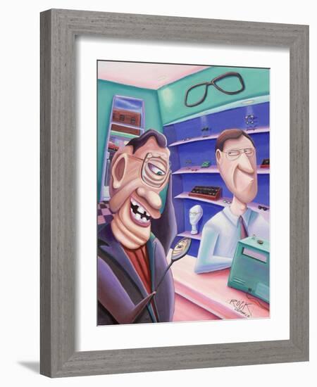 Two Eyes-Rock Demarco-Framed Giclee Print